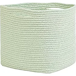 Ocean Home Textile Mint Kırçıllı Pamuklu Sepet 30 x 30 x 30 cm