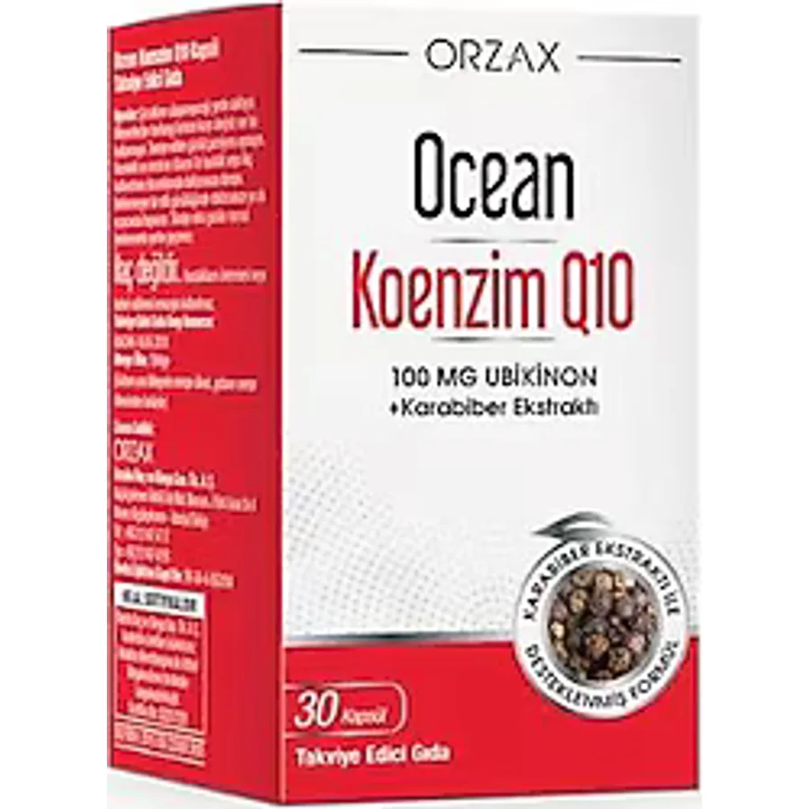 Ocean Koenzim QH 100 mg 30 Kapsül