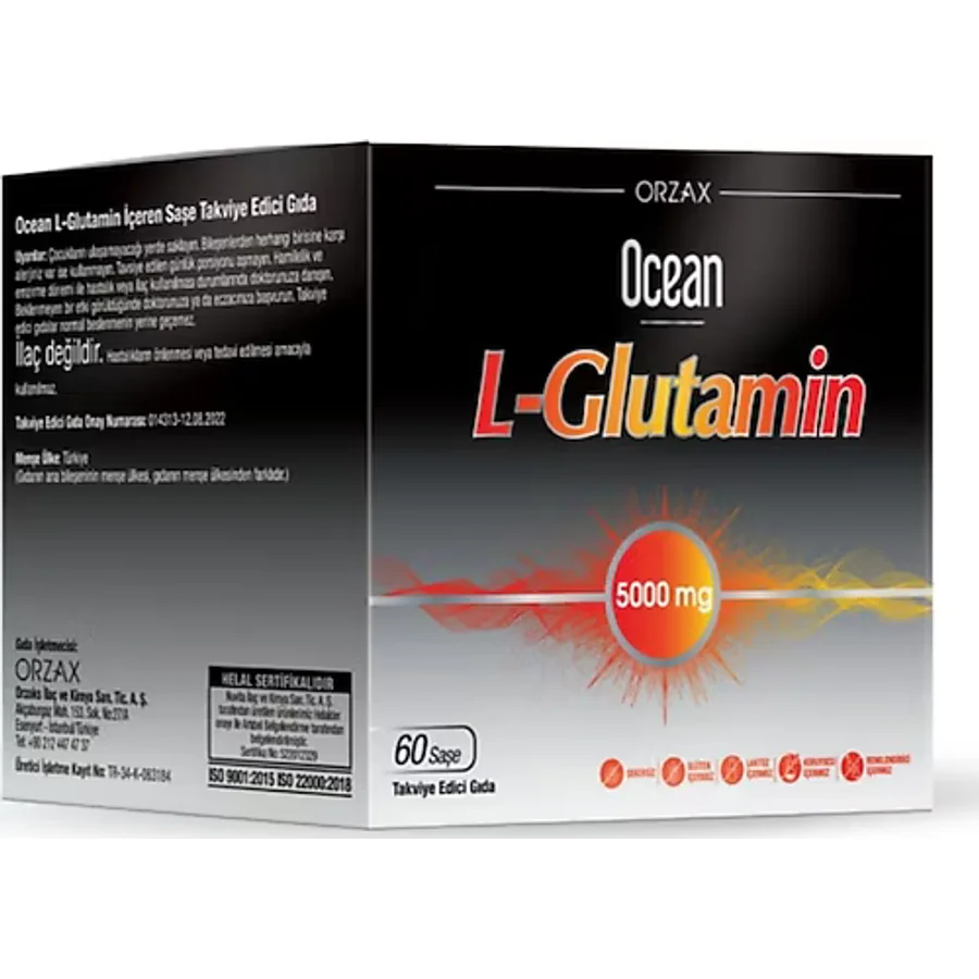 Ocean L-Glutamin 5000 mg 60 Saşe
