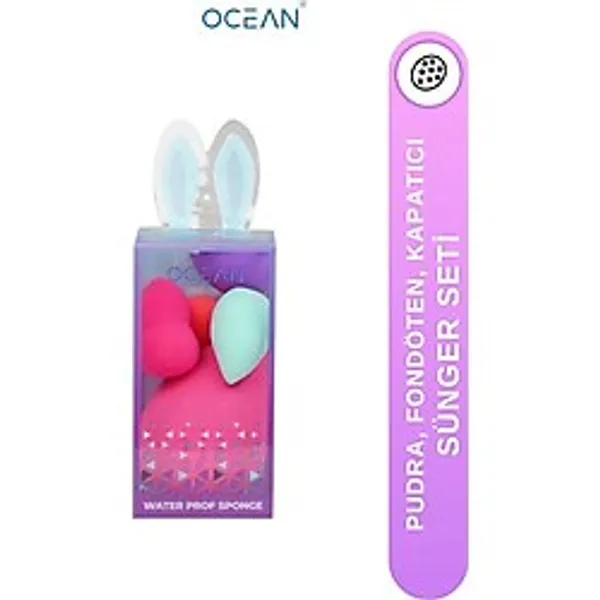 Ocean Makyaj Süngeri 1+4 Set Karışık Renk ASU-240C