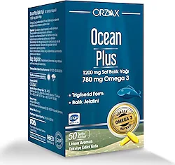 Ocean Plus Omega 3 Balık Yağı 1200 mg 50 Kapsül