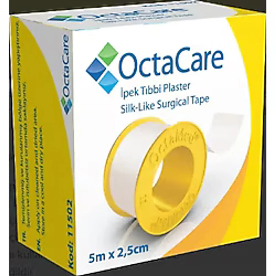 Octacare İpek Tıbbi Plaster 5 M X 2,5 Cm 1 Adet
