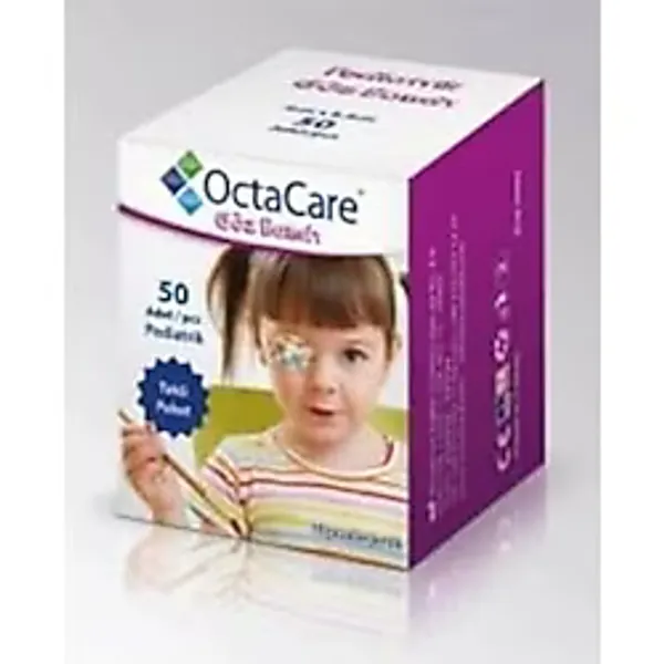 Octacare Kız Çocuk Göz Kapama Bandı - 5Cmx6,2Cm -50 Li Paket