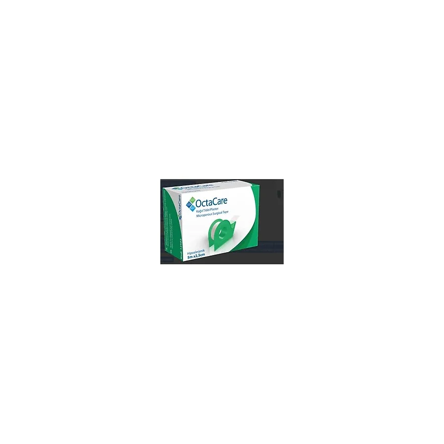Octacare Medikalcim Kağıt Tıbbi Plaster 5 M X 2,5 Cm 1 Adet (Dispenserli)