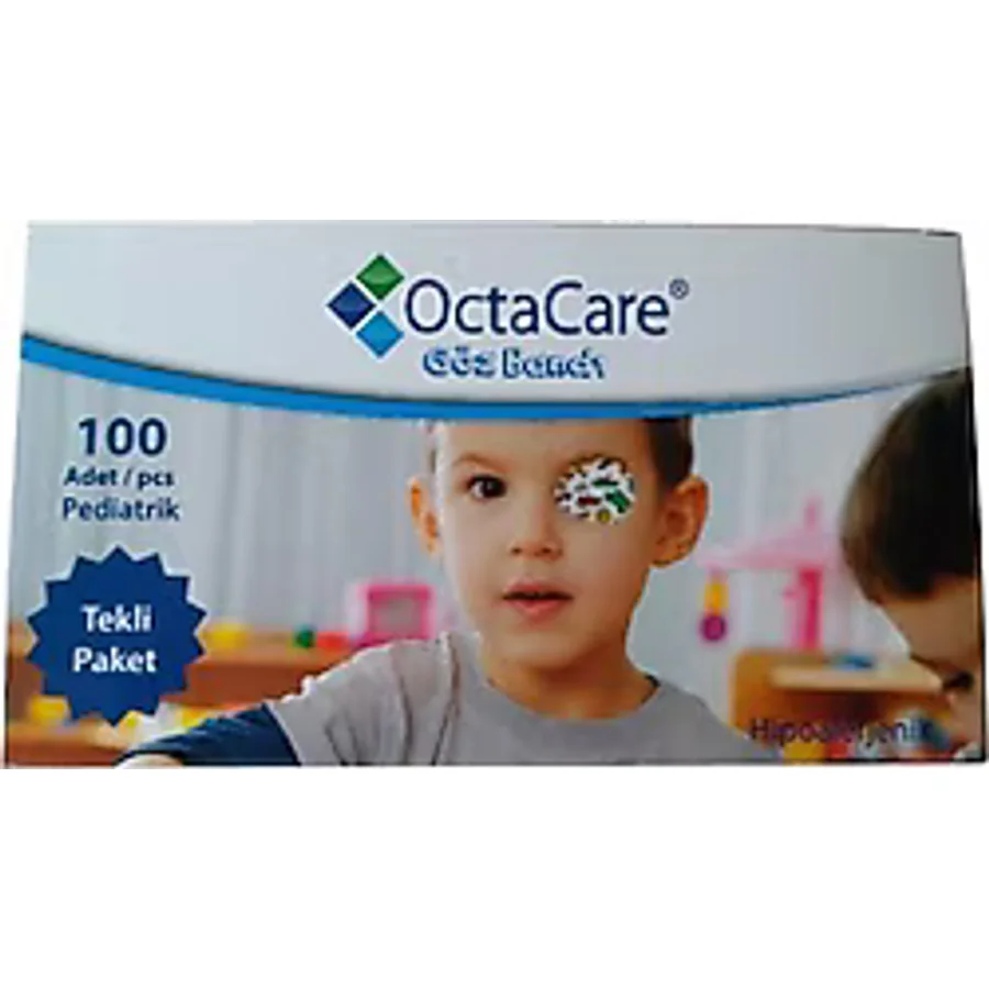 OctaCare Pediatrik Erkek 100'lü Göz Kapama Bandı