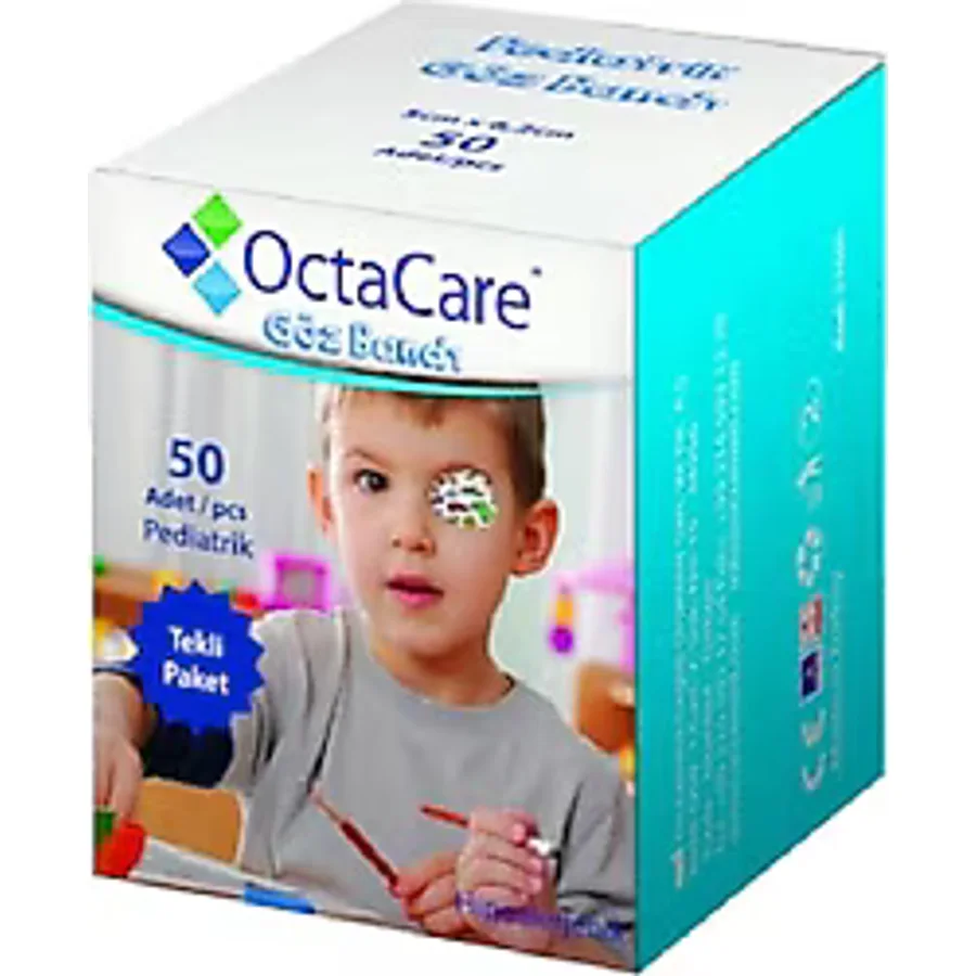 OctaCare Pediatrik Erkek 50'li Göz Kapama Bandı