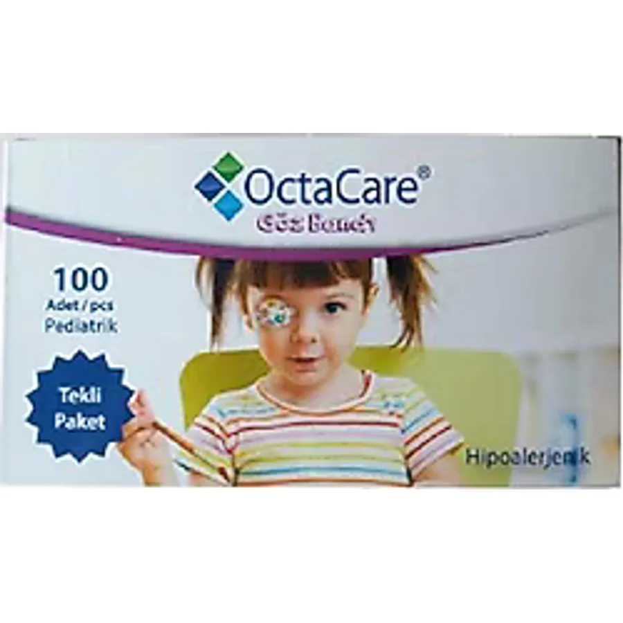 OctaCare Pediatrik Kız 100'lü Göz Kapama Bandı