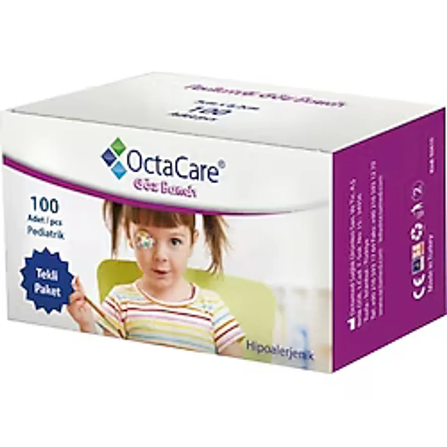 Octacare Pediatrik Kız Çocuk Göz Kapama Pedi 5 CM x 6.2 CM