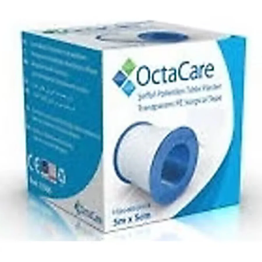 OctaCare Şeffaf Polietilen (PE) Tıbbi Plaster 5m x 5cm