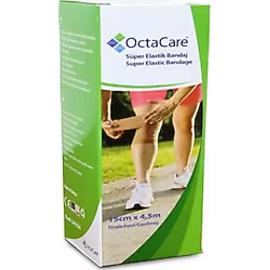 OctaCare Süper Elastik 15cm x 4.5m Bandaj
