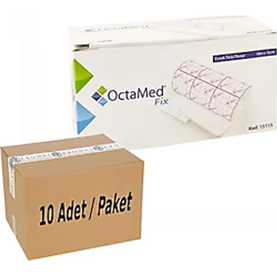 Octamed 15115 Esnek Flaster Fix Plaster 10 M x 15 CM 10 Adet