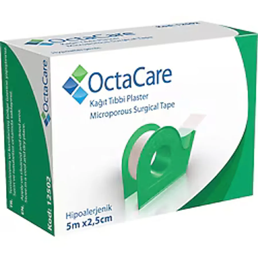 Octamed Kağıt Tıbbı Plaster 5 M x 2.5 CM 10 Adet