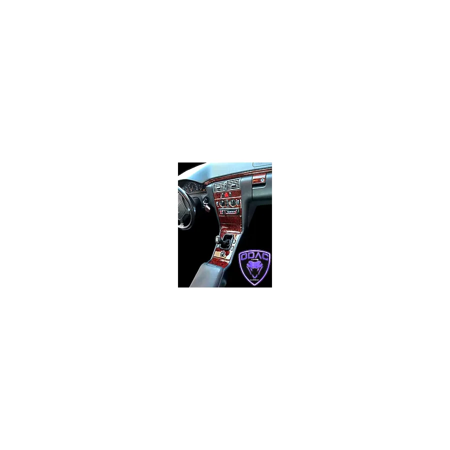 ODAC TUNING Mercedes W210 Maun Kaplama Torpido Kaplama Trim Kaplama Konsol Kaplama MAUN RENK FULL SET