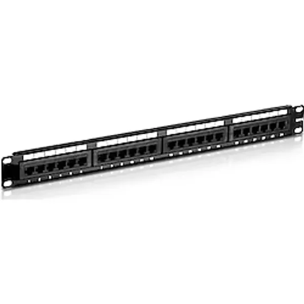 ODS 10C-SB1U24PCAT6U-RL1A 24 Port CAT6 UTP DOLU Patch Panel