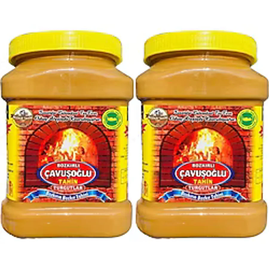 Odun Ateşinde Bozkır Tahini Kepeksiz Karafırın Tahini 930g 2'li Paket
