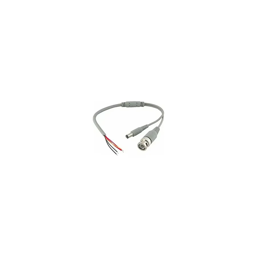 OEM 10 Adet Hazır Kablolu Bnc Konnektör Dc Power Jak Cctv Y Kablo