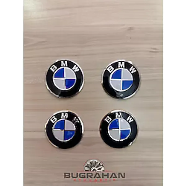 OEM Bmw Alüminyum Jant Göbeği Arma Yapıştırma Sticker 56 Mm