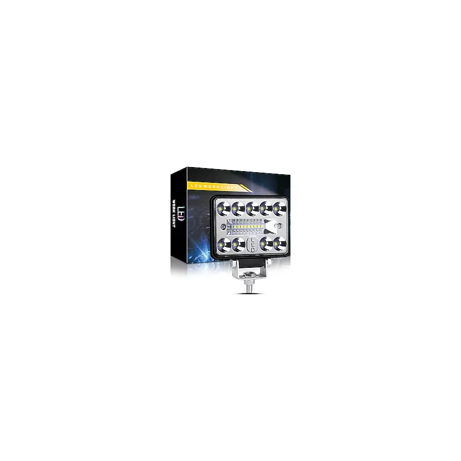 Off Road 3 İnç Led Çalışma Lambası 12-24v Traktör Tır Kamyon Atv Yüksek Performanslı Sis Farı Metal Kasa