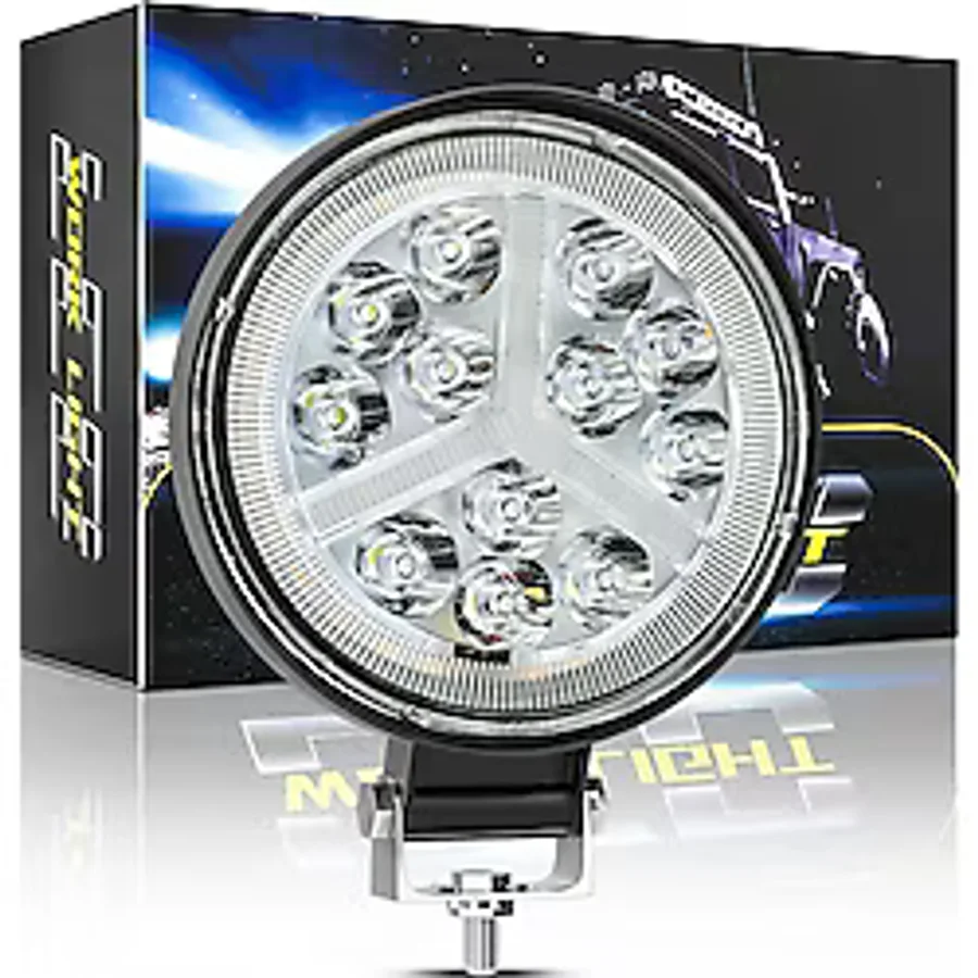 Off Road Led Çalışma Lambası Drl Sarı Renk Sinyal Çakarlı Flash Arazi Aracı Tır Kamyon Tekne Sis Farı