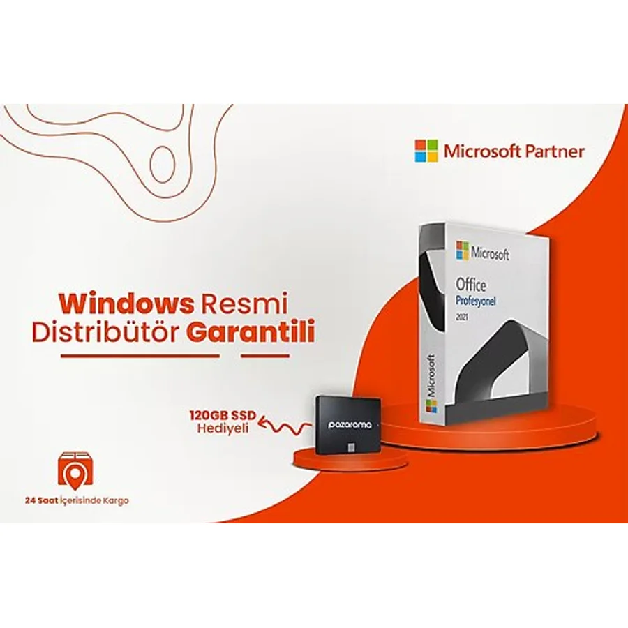 Office 2021 Pro Plus Lisans - Kutu - Ömür Boyu