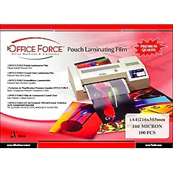 Office Force 100 Mic.A4 (216x303) Parlak Laminasyon Filmi 100'lü