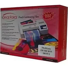 Office Force 150 Mic.Knc ( 78x102) Parlak Laminasyon Filmi 100'lü