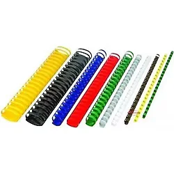 Office Force 38 mm (Oval) Beyaz Plastik Spiral Cilt Malzemesi 50'li