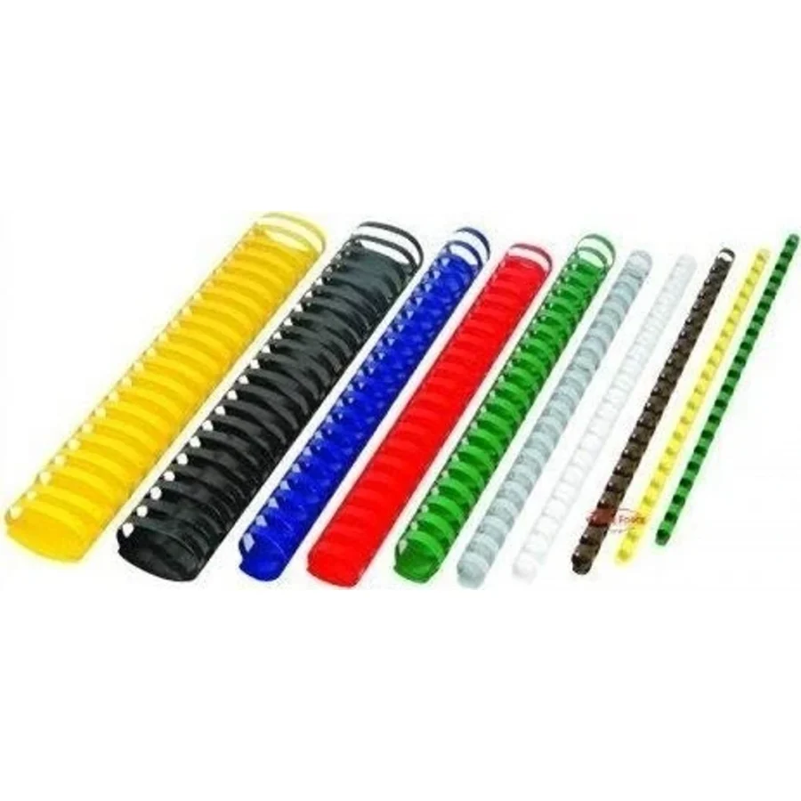 Office Force 38 mm (Oval) Beyaz Plastik Spiral Cilt Malzemesi 50'li
