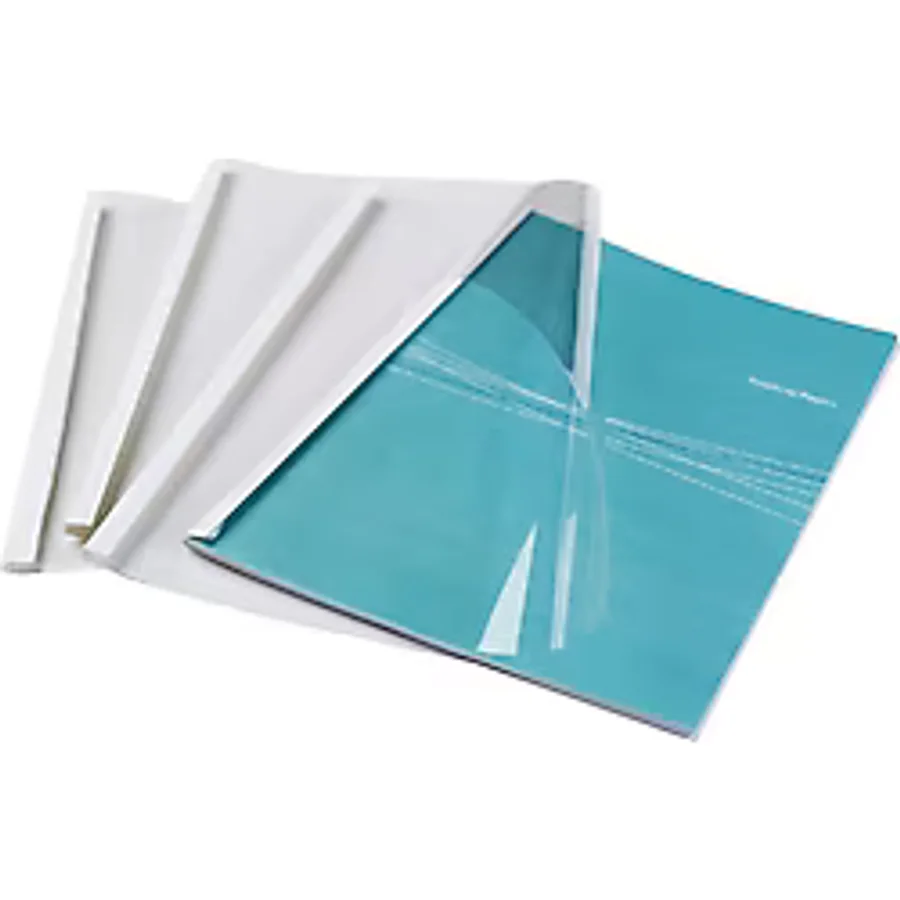 Office Force Isısal Cilt Kapakları (PVC-Karton) 4 mm - Beyaz