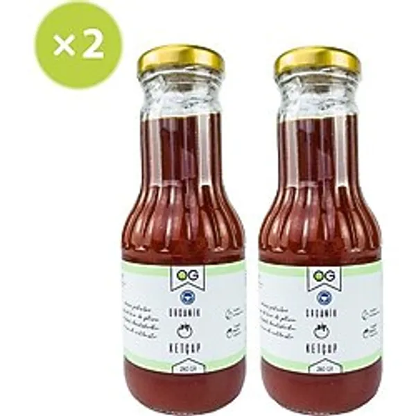 OG natural 2 Adet Organik Tatlı Ketçap 280 gr