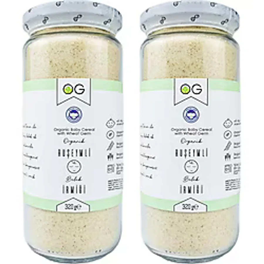 OG natural 2'li Organik Ruşeymli Bebek İrmiği 320 GR