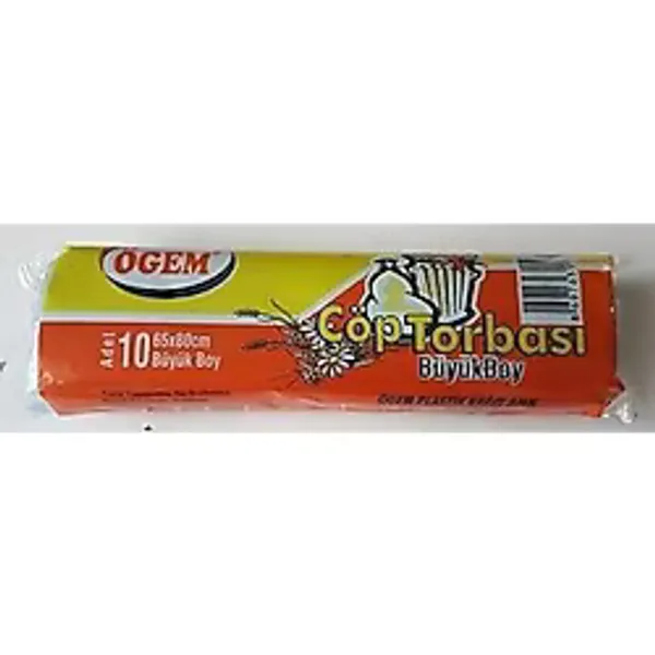 Ögem Büyük Boy Çöp Poşeti 10'lu 50 Adet