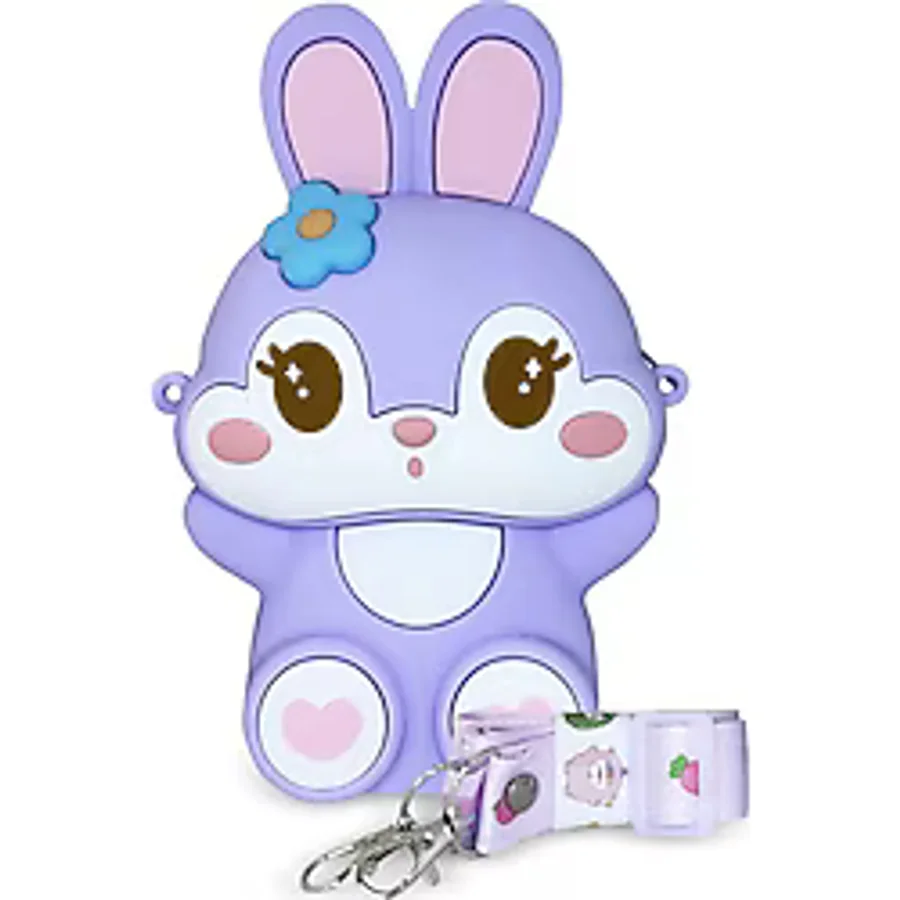 Ogi Mogi Toys Silikon Mor Tavşan Omuz Çantası