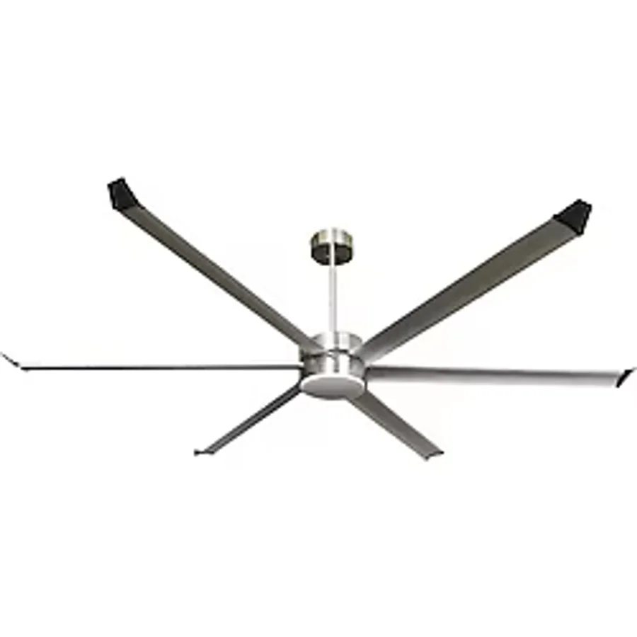 Oğuzhan Dc Motor Gümüş - 203 Cm. Aydınlatmalı Ve Uzaktan Kumandalı Tavan Vantilatörü