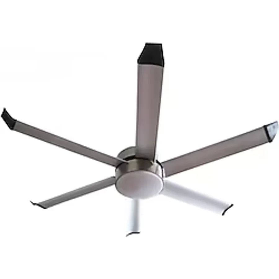 Oğuzhan Izmir Dc Motor Gümüş - 254 Cm. Aydınlatmalı ve Uzaktn Kumandalı Tavan Vantilatörü - Nikel