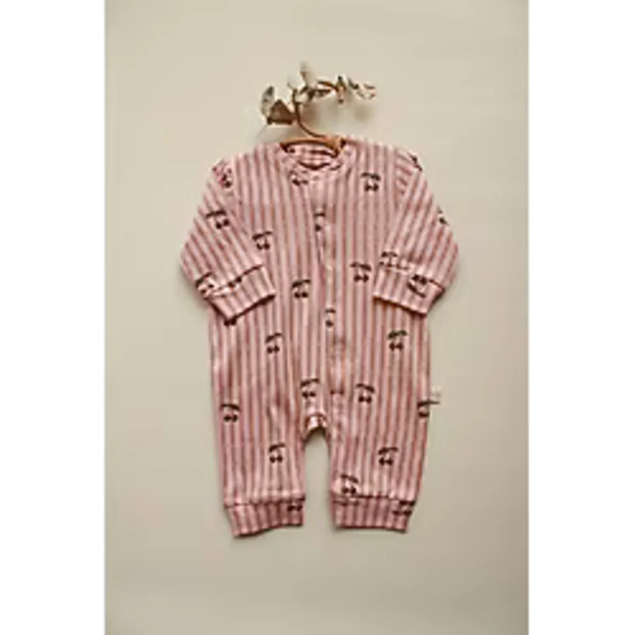 Oh la la Koala For Little Ones Stripe Cherry Serisi Tulum - Bej - 18 - 24 Ay