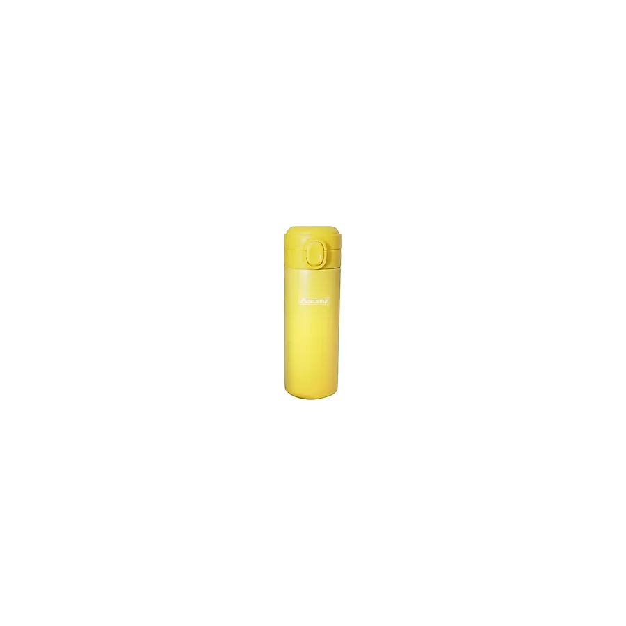 Ohbe Express Orcamp 420 ml Termos Mug, Dayanıklı Kamp Ekipmanları, Kamp Aksesuarları, Açık Hanana Sporları, Doğa Sporları, Yürüyüş, Sırt Çantasıyla Seyahat, Kamp Mutfağı, Kamp Malzemeleri, Sarı, 420ML