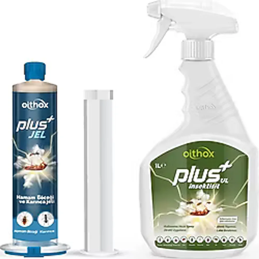 Oithox Plus Hamam Böceği ve Karınca Jeli 35 gr + Oithox Plus UL 1 lt Haşere İlacı