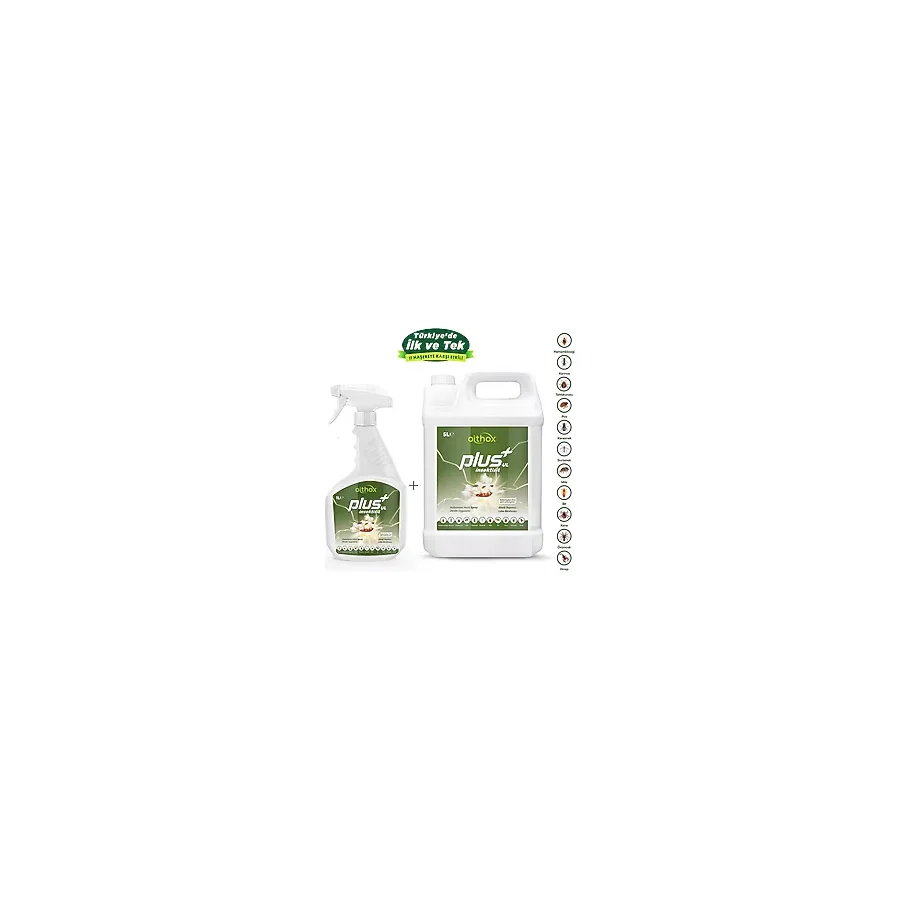 Oithox Plus Ul 5 Lt+ 1000 ml hamam böceği, böcek ilacı, kalorifer böceği, karınca, bit, pire, tahtakurusu,mite, karasinek, kene ilacı