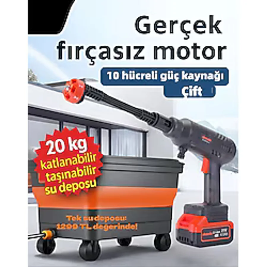 okaoda En güçlü kömürsüz motorlu kova oto araba Klima Halı yüksek yıkama makinesi İlaçlama Çiçek sul