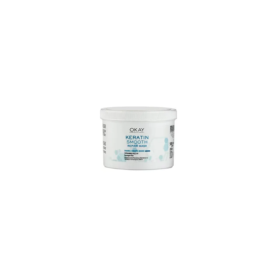 Okay Keratin Smooth Onarıcı 500 ml Saç Maskesi