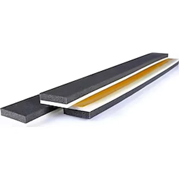 OKÇU KARDEŞLER YAPI MARKET Yapışkanlı Kapı Altı Bandı Isı Yalıtım Eşik Süngeri 90 cm (5 Adet) - 90cm