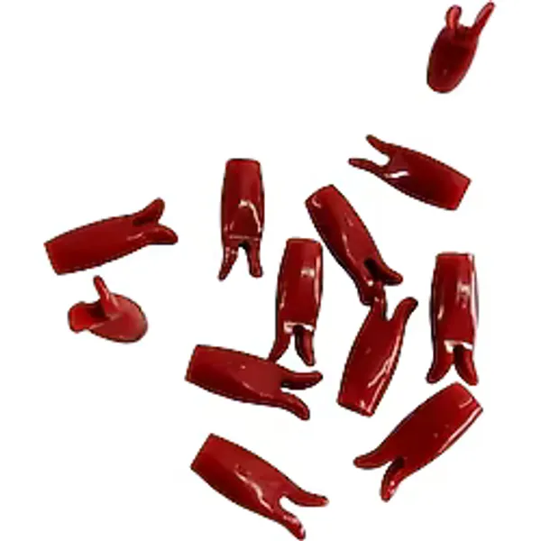 Okçubaba Koç Gez Kırmızı 5 Adet Polycarbonate Resin Dayanıklı Ve Hafif Okçuluk Gezi Kırmızı