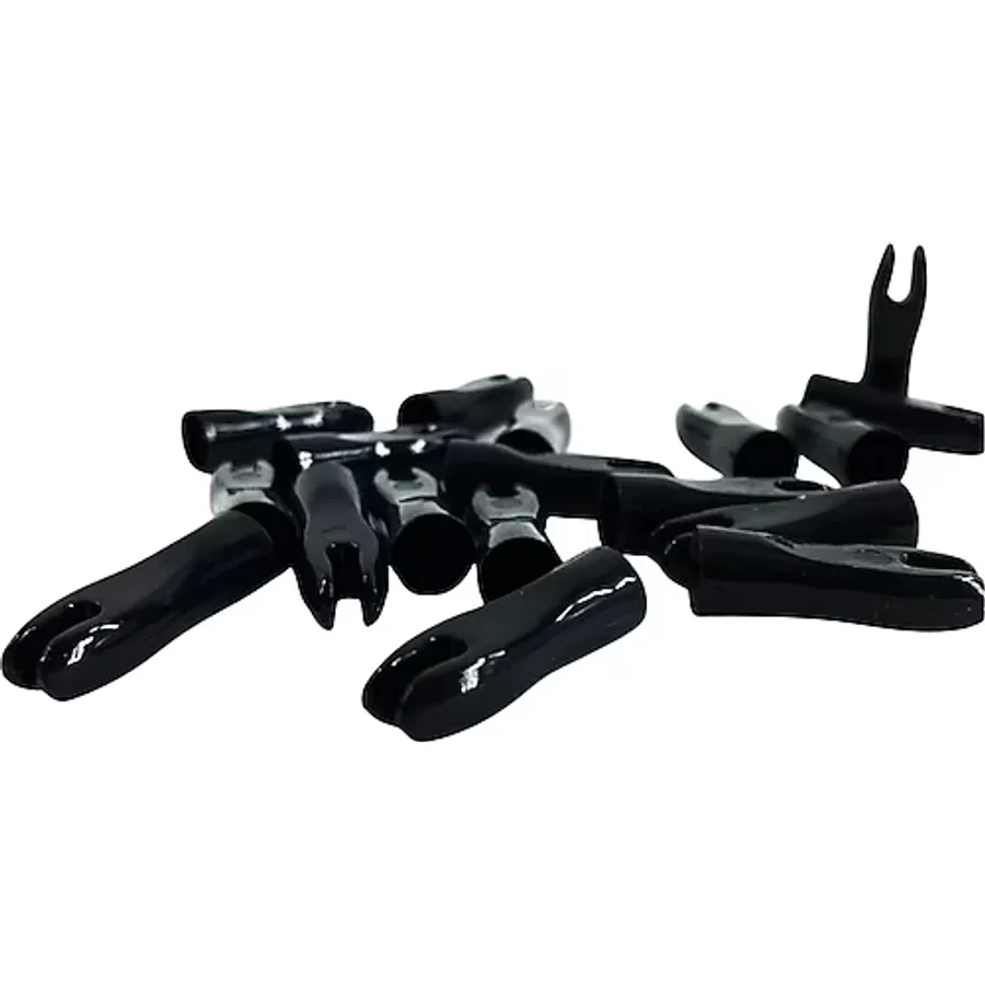 okcubaba Okçubaba Polycarbonate Resin Geleneksel Gez 8mm Siyah 10 Adet