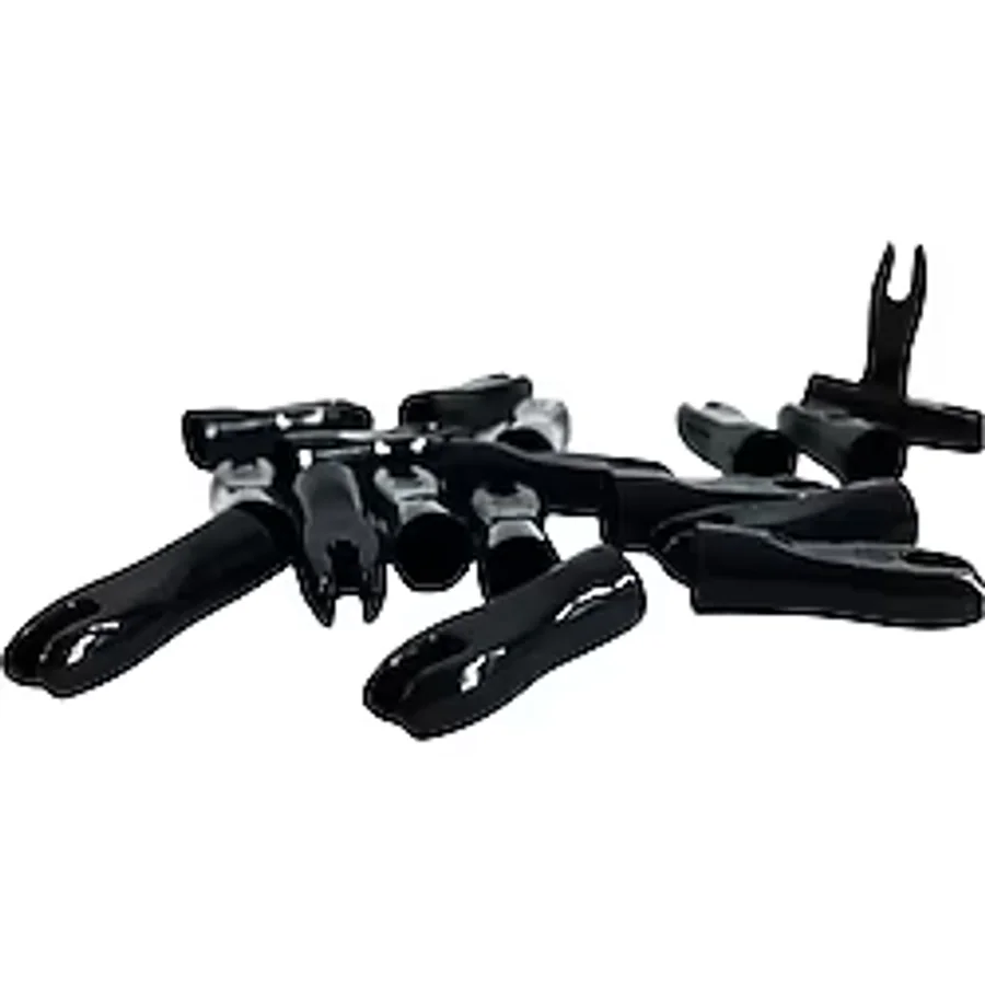 okcubaba Okçubaba Polycarbonate Resin Geleneksel Gez 8mm Siyah 10 Adet