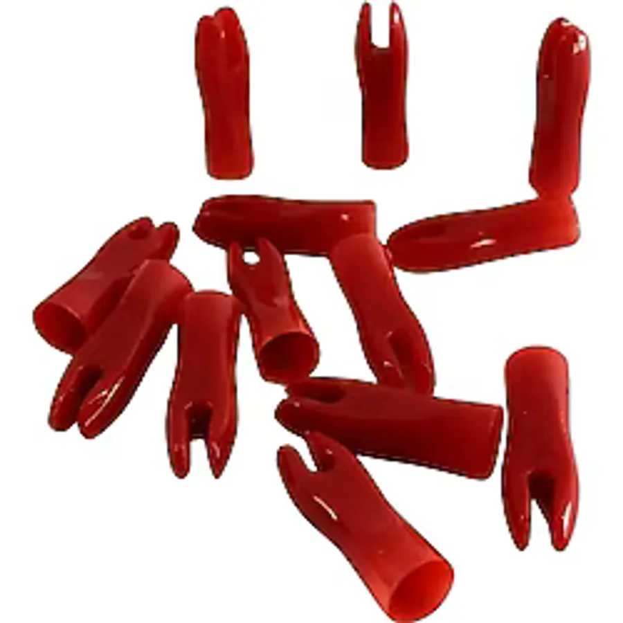 Okçubaba Polycarbonate Resin Geleneksel Gez 8mm Kırmızı 10 Adet Kırmızı