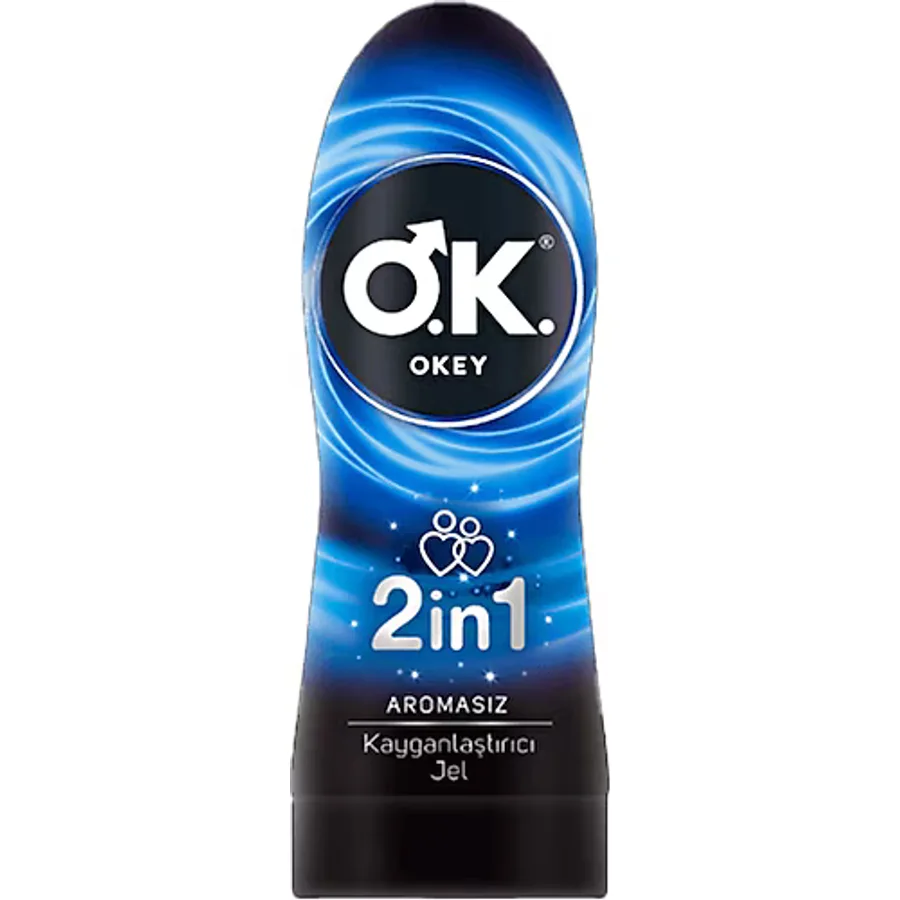 Okey 2 in 1 Aromasız Kayganlaştırıcı Jel 200 ml