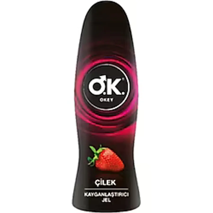 Okey Çilek Su Bazlı Kayganlaştırıcı Jel 50 ml