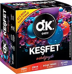 Okey Keşfet 45'li Prezervatif