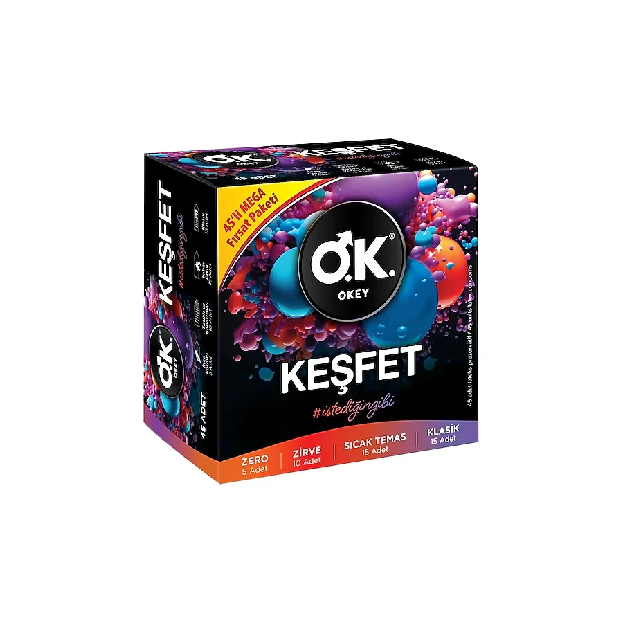 Okey Keşfet 45'li Prezervatif